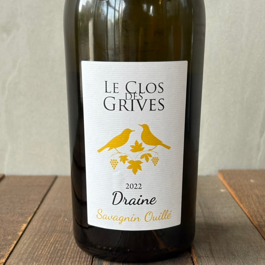 ル・クロ・デ・グリーヴ / コート・デュ・ジュラ　サヴァニャン・ウイエ　ドレイヌ [2022] Le Clos des Grives / Côtes du Jura Savagnin Ouille Draine