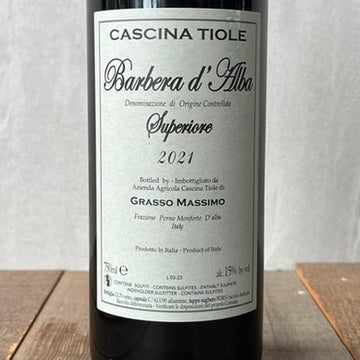 カッシーナ ティオレ/バルベーラ ダルバ スーペリオーレ [2021]Cascina Tiole / Barbera d‘Alba Superiore
