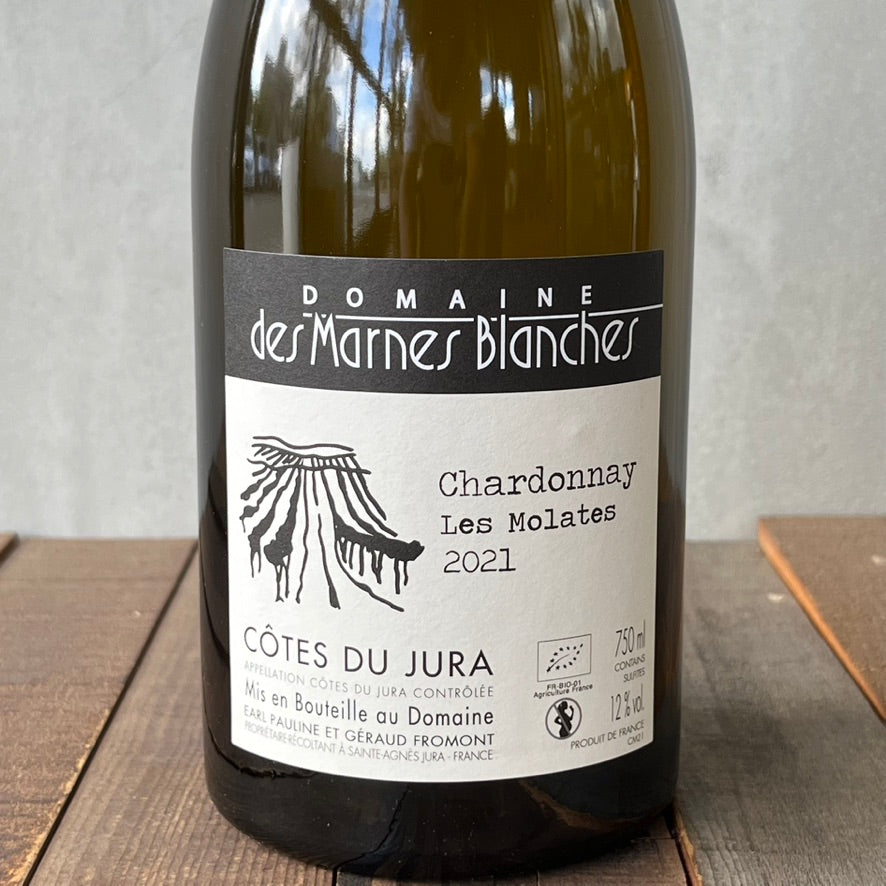 マルヌ・ブランシュ / シャルドネ レ モラット［2021］Domaine des Marnes Blanches/ Chardonnay Les Molates［お一人様１本でお願いします］